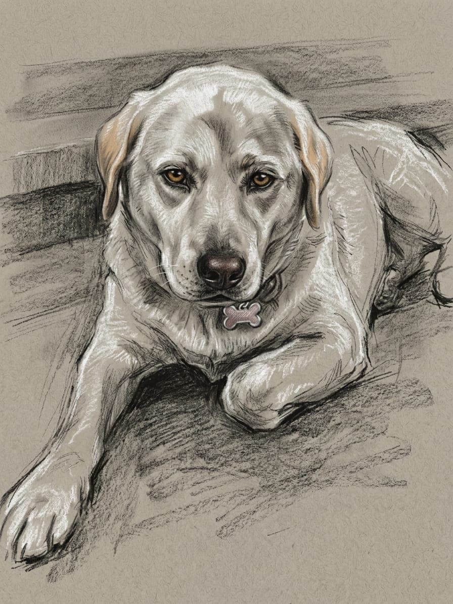 Charcoal · 50 × 70 cm · White