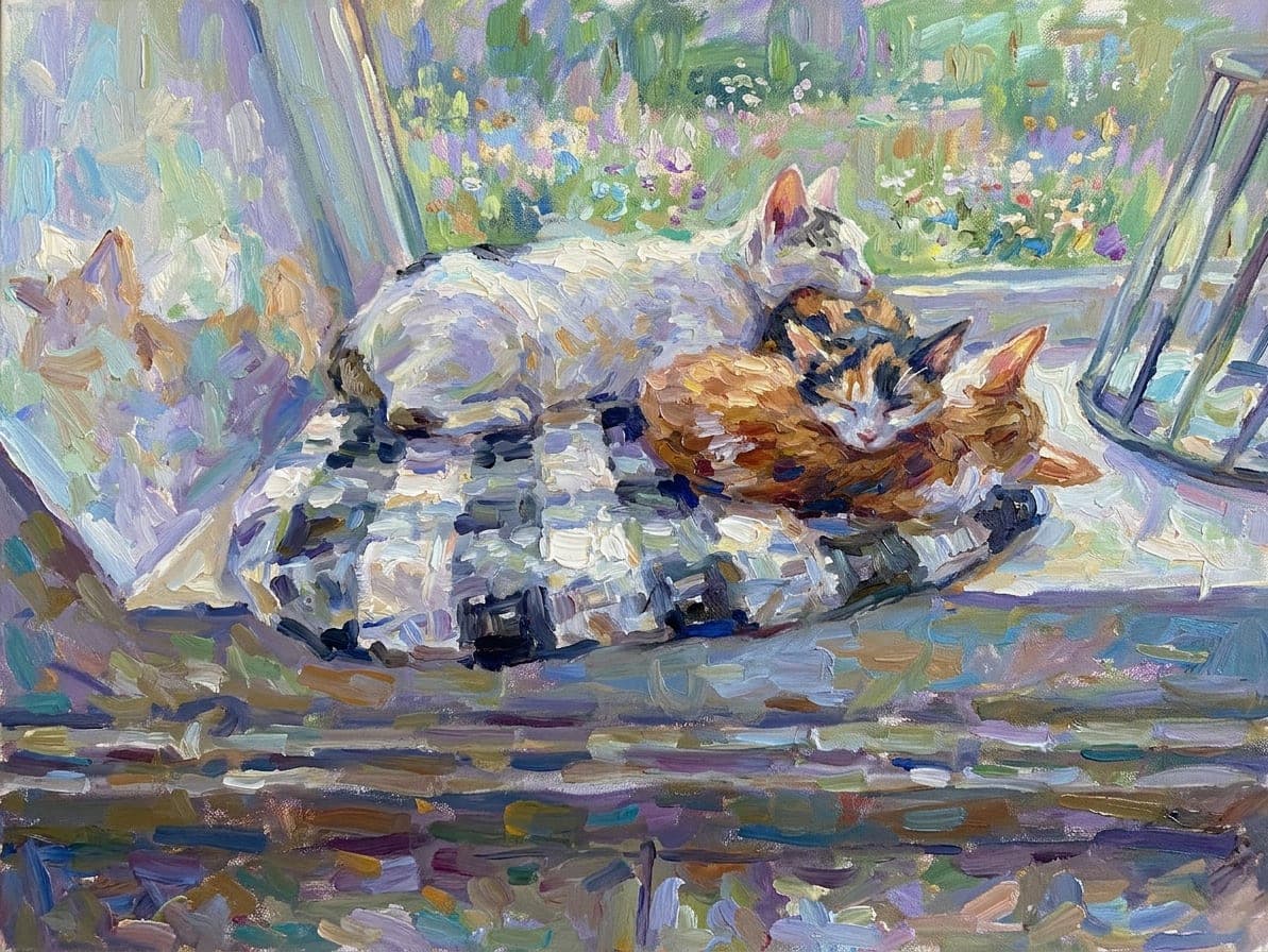 Impressionist · 30 × 40 cm · Oak